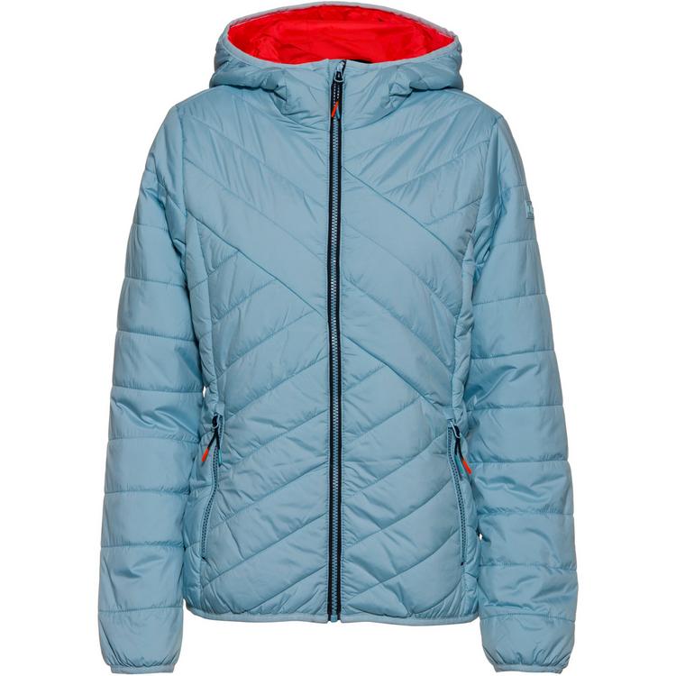 CMP CMP WOMAN JACKET FIX HOOD Steppjacke Damen - cristall blue - 0 | SportScheck