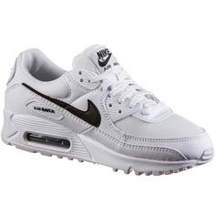 Rückansicht von Nike Air Max 90 Sneaker Damen white-black-white