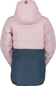 Rückansicht von SCOTT Ultimate Warm Skijacke Damen sweet pink-metal blue