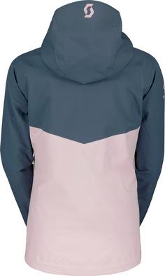 Rückansicht von SCOTT Explorair 3L Skijacke Damen metal blue-sweet pink