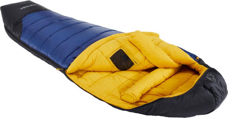 Nordisk Nordisk Puk -10&deg; Mummy Kunstfaserschlafsack - true navy-mustard yellow-black - 0 | SportScheck