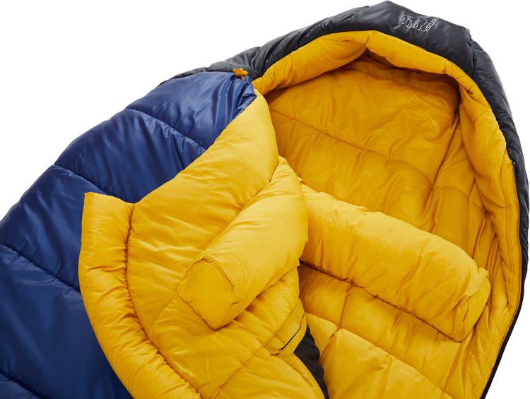 Nordisk Nordisk Puk -10&deg; Mummy Kunstfaserschlafsack - true navy-mustard yellow-black - 1 | SportScheck