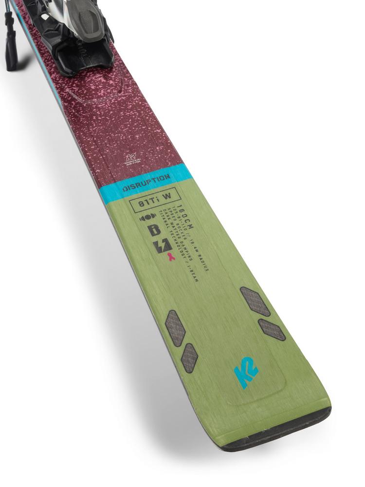K2 K2 DISRUPTION 81TI W + ERC 11 TCx  22/23 All-Mountain Ski Damen - bordeaux-black-green - 3 | SportScheck