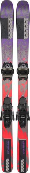 K2 MINDBENDER 99TI W + SQUIRE 11 22/23 Freeride Ski Damen - purple-red-black