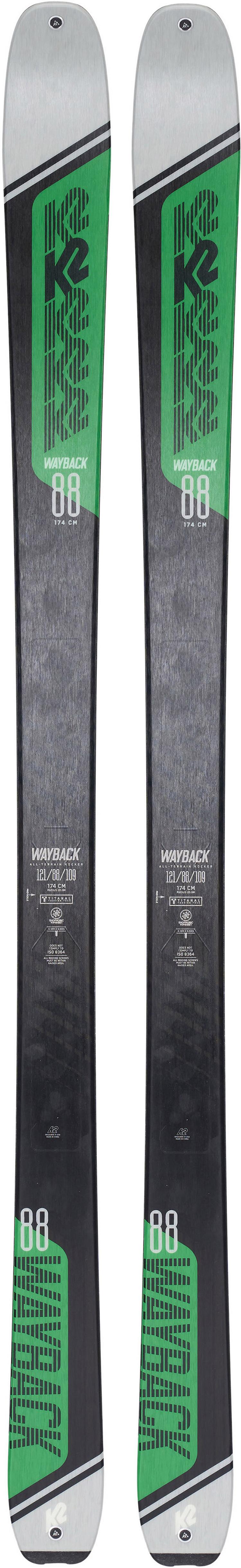 K2 K2 WAYBACK 88 22/23 Tourenski Herren - black-green - 0 | SportScheck
