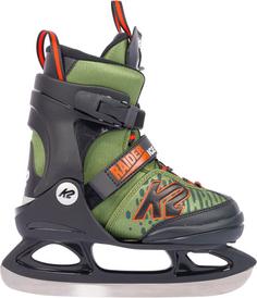 Rückansicht von K2 RAIDER ICE Schlittschuhe Kinder green-orange