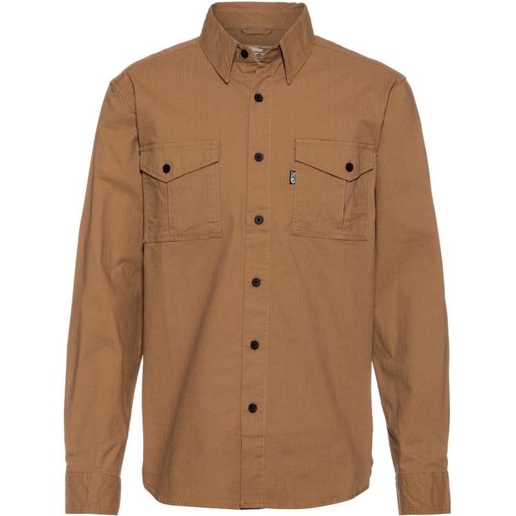 Picture Picture Smeaton Langarmhemd Herren - dark stone - 0 | SportScheck