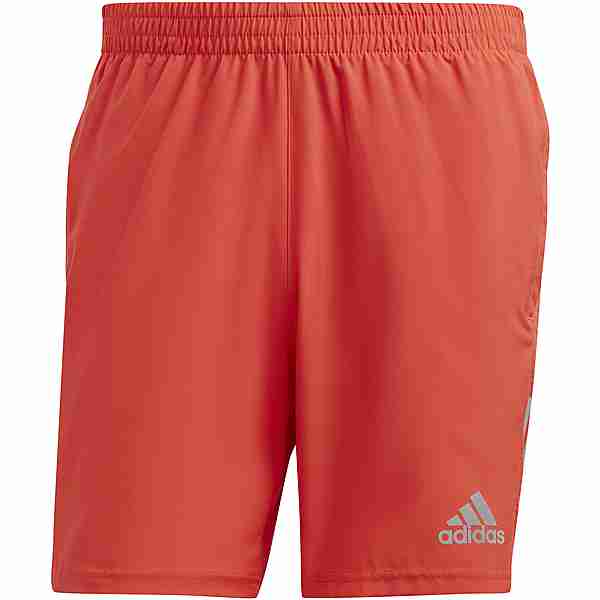 adidas OWN THE RUN Funktionsshorts Herren bright red-reflective silver