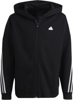 adidas Kapuzenjacke Kinder black-white