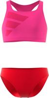 adidas Bikini Set M&auml;dchen - lucid fuchsia-better scarlet-white