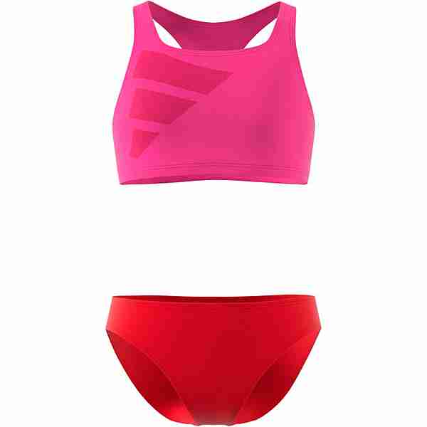 adidas Bikini Set Kinder lucid fuchsia-better scarlet-white