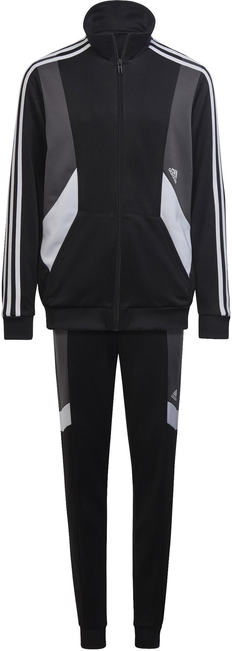 adidas adidas Trainingsanzug Jungen - black-grey five-white - 0 | SportScheck