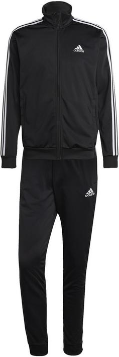 adidas BASIC 3-STREIFEN TRICOT Trainingsanzug Herren black