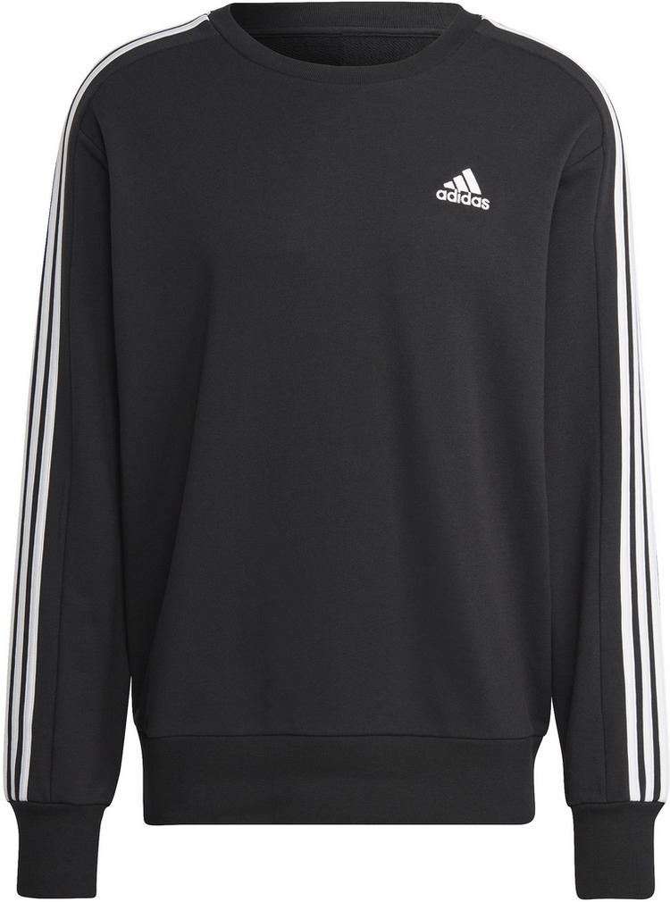 adidas adidas ESSENTIALS FRENCH TERRY 3-STREIFEN Sweatshirt Herren - black - 0 | SportScheck