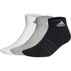 adidas Ankle Sportsocken medium grey heather-white-black