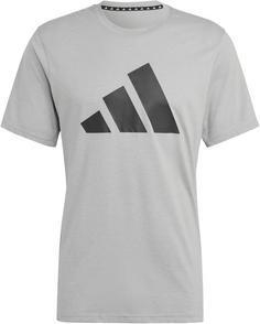 adidas Funktionsshirt Herren medium grey heather-black