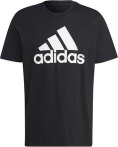 adidas Essentials T-Shirt Herren black-white