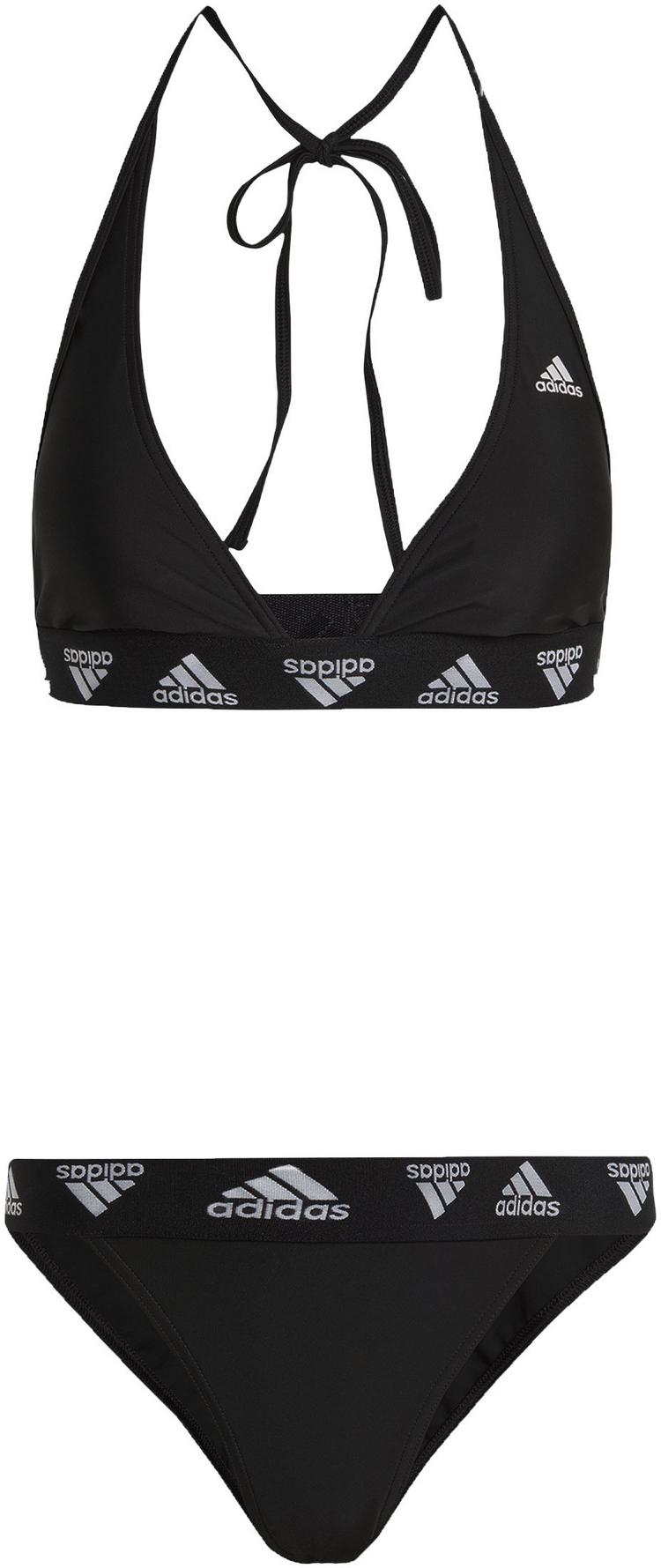 adidas adidas NECKHOL BIKINI Bikini Set Damen - black-white - 0 | SportScheck