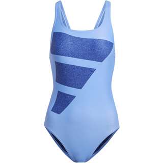 adidas BIG BARS SUIT Schwimmanzug Damen blue fusion-victory blue-white