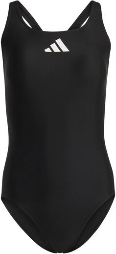 adidas 3 BARS SUIT Schwimmanzug Damen black-white