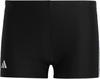 adidas 3STRIPES BOXER Badehose Herren - black-white