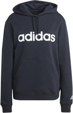 adidas ESSENTIALS LINEAR Hoodie Damen black-white