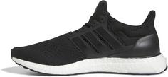 Rückansicht von adidas Ultraboost 1.0 Laufschuhe Herren core black-core black-beam green