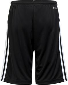 Rückansicht von adidas Funktionsshorts Kinder black-white