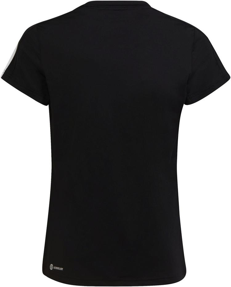 adidas adidas TRAIN ESSENTIALS 3 STRIPES Funktionsshirt M&auml;dchen - black-white - 0 | SportScheck