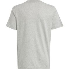 Rückansicht von adidas T-Shirt Kinder medium grey heather-white