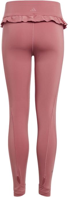 Rückansicht von adidas YOGA Tights Kinder pink strata