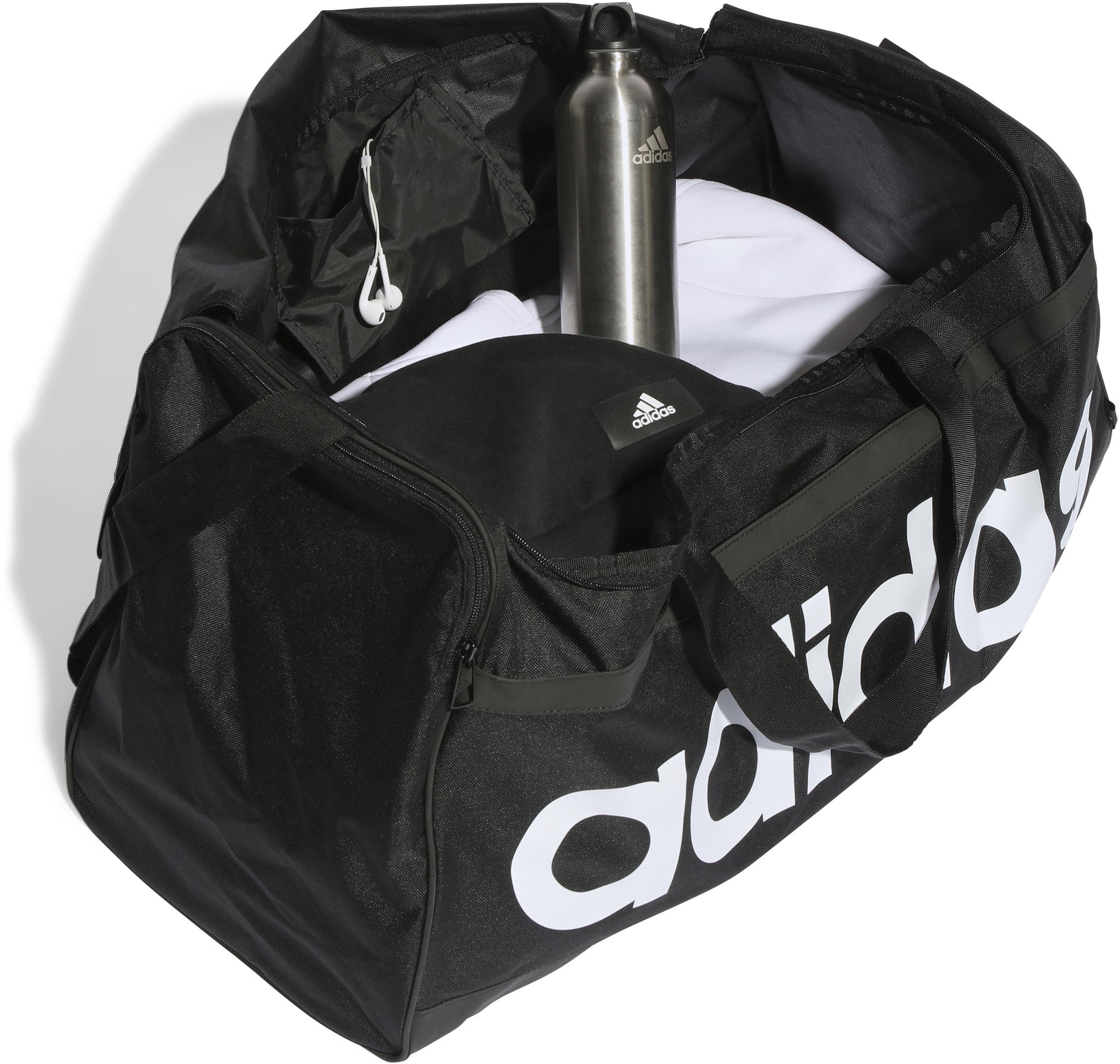 Adidas LIN DUFFEL L Sporttasche black white im Online Shop von SportScheck kaufen