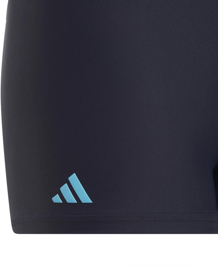 adidas adidas 3 BAR Badehose Jungen - legend ink-signal cyan - 2 | SportScheck