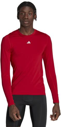 Rückansicht von adidas TF Funktionsshirt Herren team power red