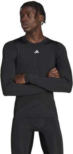 Rückansicht von adidas TF Funktionsshirt Herren black