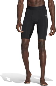 Rückansicht von adidas TF Funktionsshorts Herren black