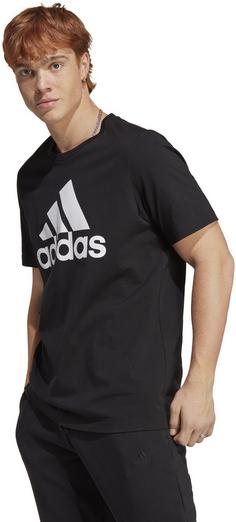Rückansicht von adidas Essentials T-Shirt Herren black-white