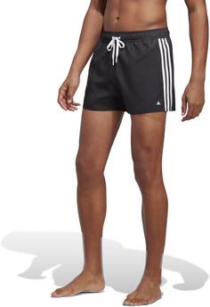 Rückansicht von adidas 3S CLX SH VSL Badeshorts Herren black-white