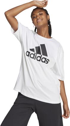 Rückansicht von adidas Boyfriend T-Shirt Damen white