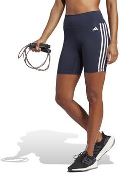 Rückansicht von adidas TRAINING ESSENTIALS 3-STREIFEN Tights Damen legink