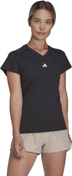 Rückansicht von adidas AEROREADY TRAIN ESSENTIALS Funktionsshirt Damen black