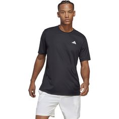 Rückansicht von adidas Club Tennisshirt Herren black