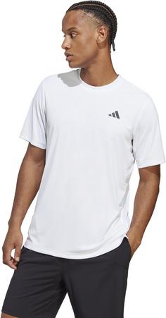 Rückansicht von adidas Club Tennisshirt Herren white