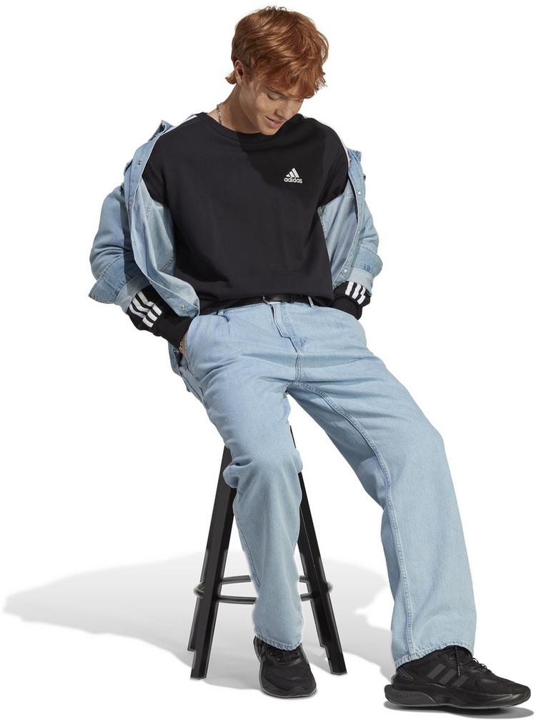 adidas adidas ESSENTIALS FRENCH TERRY 3-STREIFEN Sweatshirt Herren - black - 2 | SportScheck