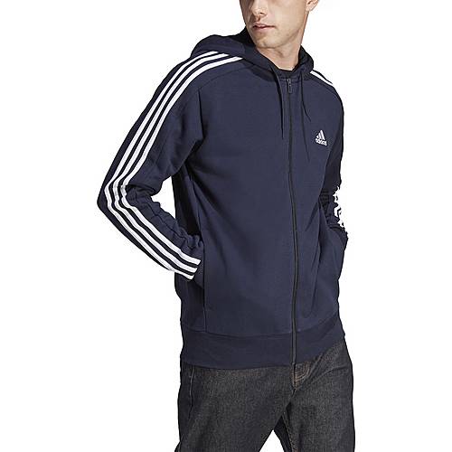 Adidas ESSENTIALS FRENCH TERRY Sweatjacke Herren legend ink-white im Online  Shop von SportScheck kaufen