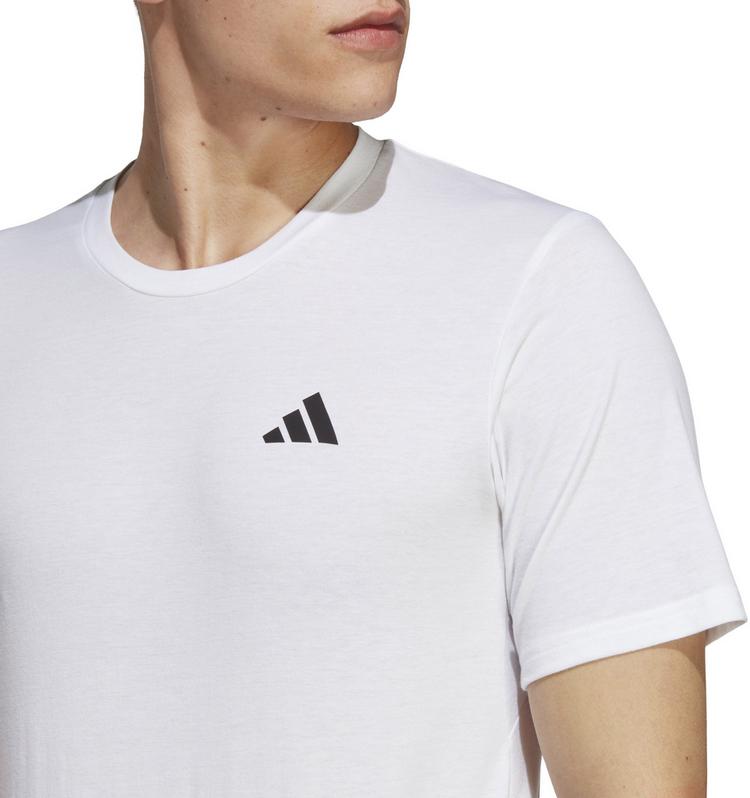 adidas adidas Training Essentials Funktionsshirt Herren - white-black - 4 | SportScheck