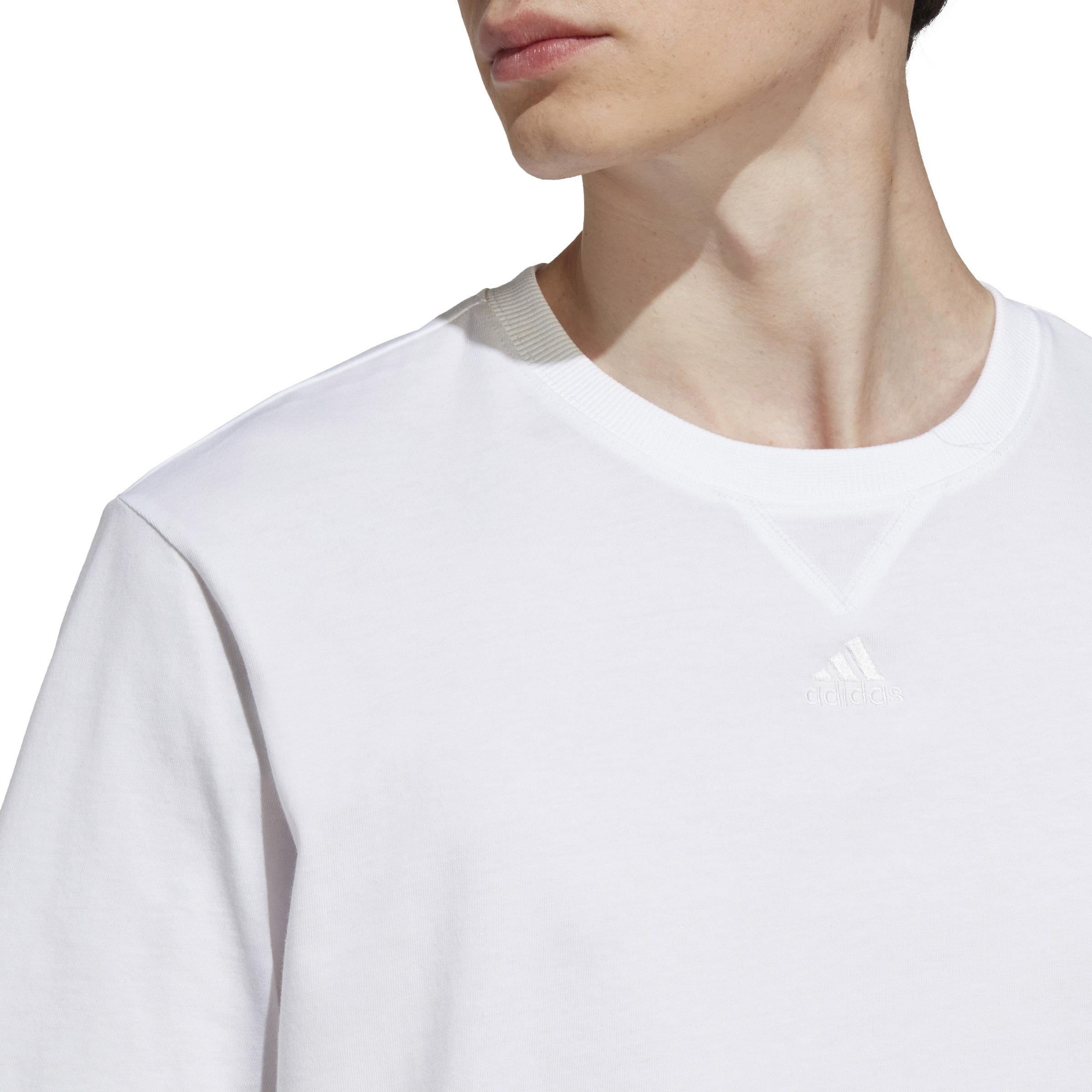 All white adidas shirt clearance