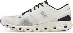 Rückansicht von On Cloud X 3 Laufschuhe Damen white-black