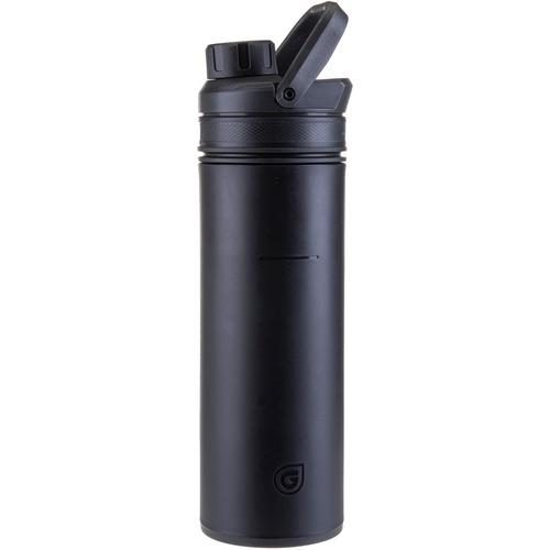 Rückansicht von Grayl Ultrapress Purifier Bottle Trinksystem covert black