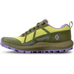 Rückansicht von SCOTT Supertrac 3 Trailrunning Schuhe Damen bitter yellow-sage green